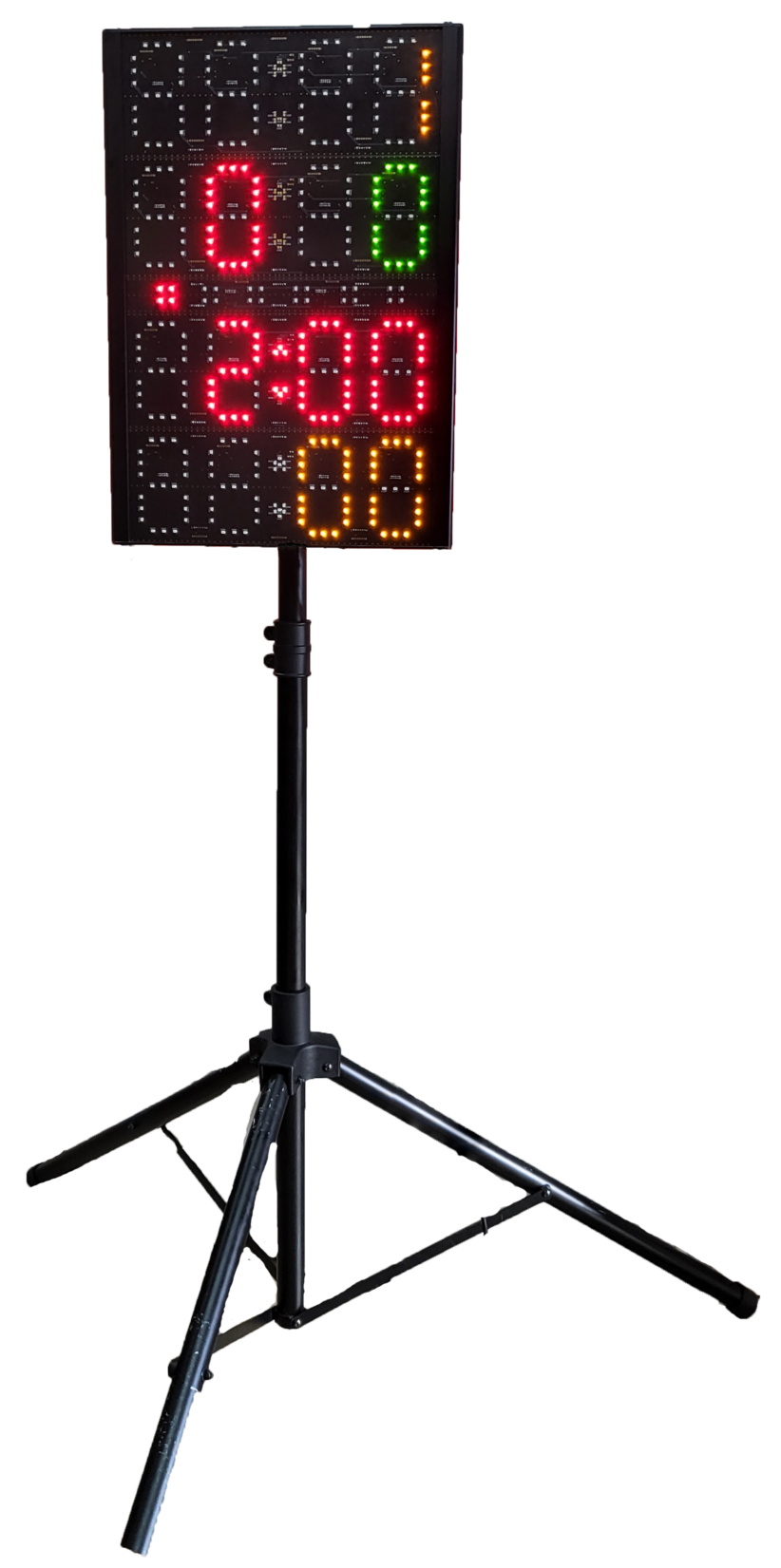 20240813_170621 Indee Innovations track wrestling clock on the stand.